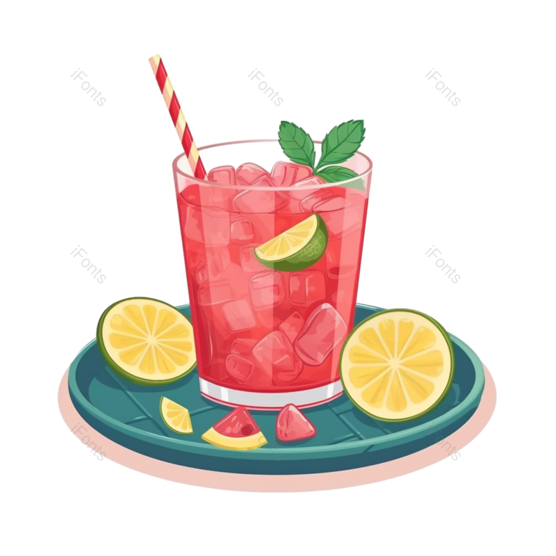 插图图片,清爽元素,夏天PNG,水果免抠素材